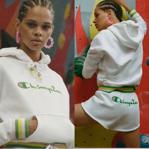 Champion X Susan Alexandra Reverse Weave Strawberry Watermelon Hoodie - Small